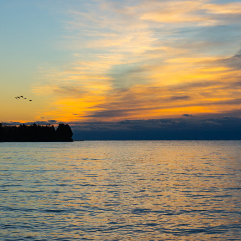 Sunset in Door County, WI